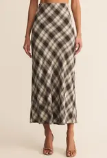 Z Supply Europa Plaid Midi Skirt