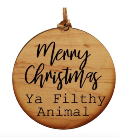 Merry Christmas Ya Filthy Animal Ornament