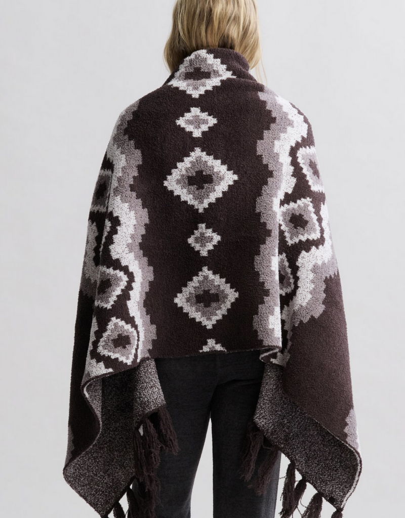 Barefoot Dreams CC Mosaic Wrap Umber Multi