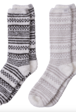 Barefoot Dreams CC Checkered Stripe Sock Set