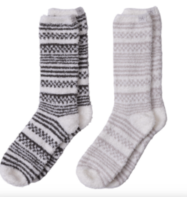 Barefoot Dreams CC Checkered Stripe Sock Set