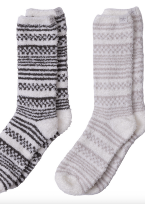 Barefoot Dreams CC Checkered Stripe Sock Set
