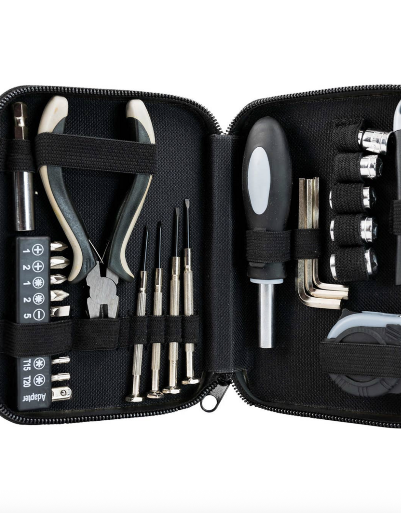 MadMan Mr. Fix It Home Tool Kit Brown
