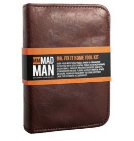 MadMan Mr. Fix It Home Tool Kit Brown