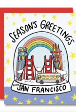 PapaLlama San Fran Snow Globe Holiday Greetings