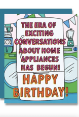 PapaLlama Home Appliances Era Birthday Card