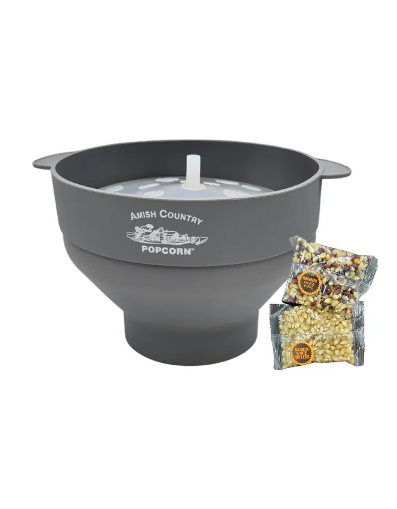 Amish Country Popcorn Silicone Microwave Popper