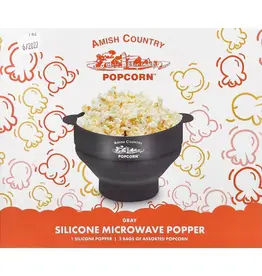 Amish Country Popcorn Silicone Microwave Popper