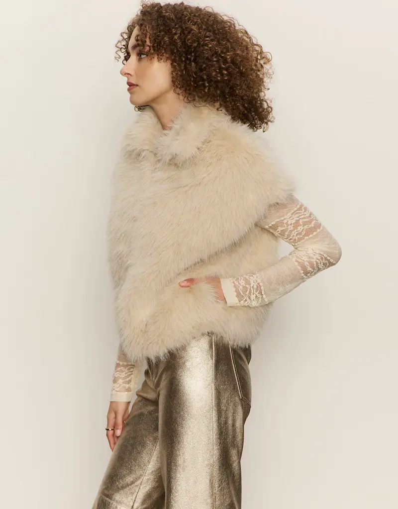 Sanctuary Silky Fur Vest