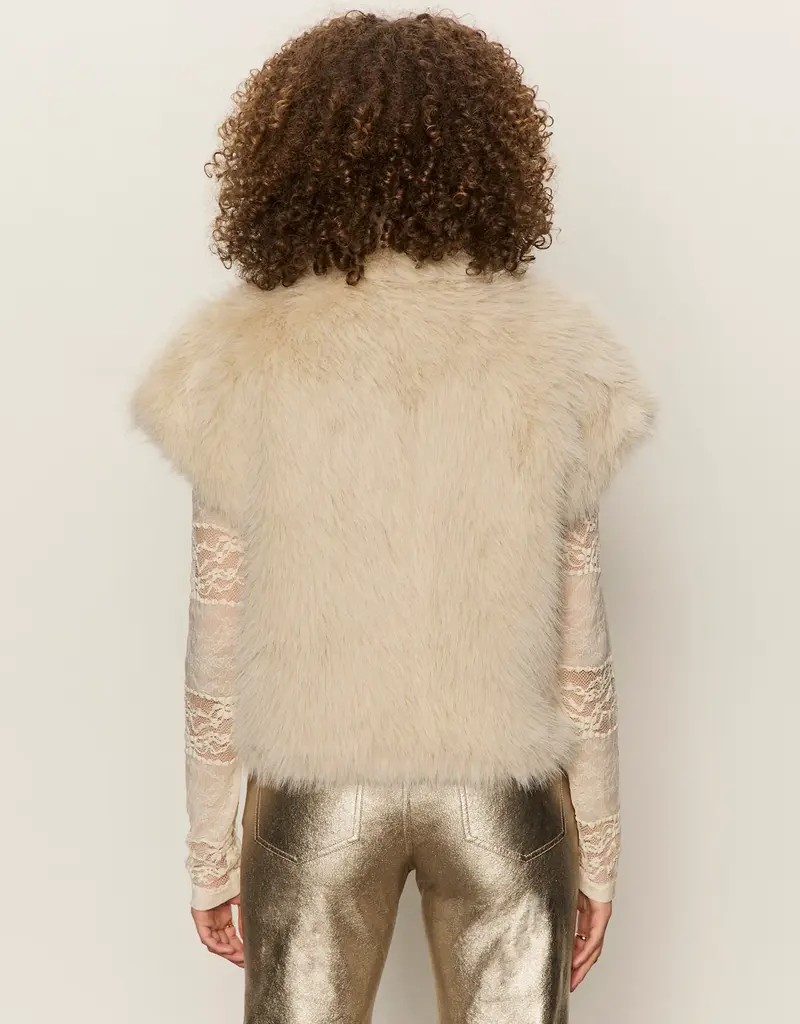 Sanctuary Silky Fur Vest