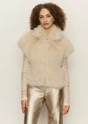 Sanctuary Silky Fur Vest
