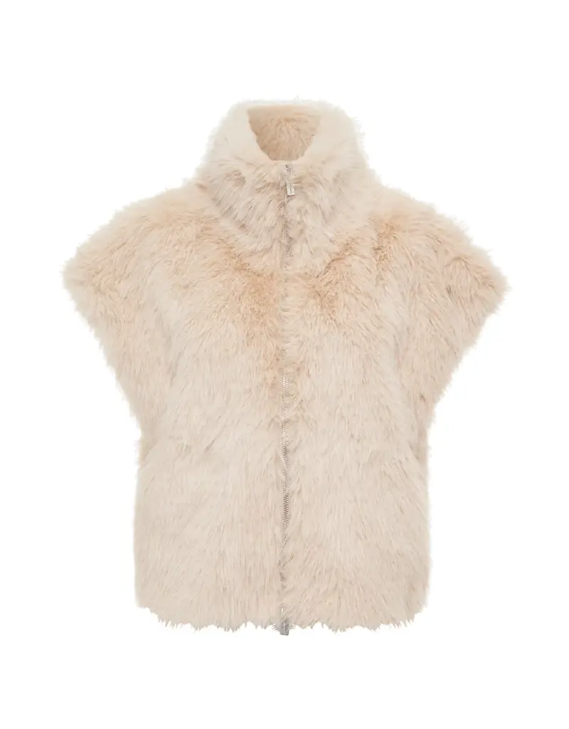 Sanctuary Silky Fur Vest