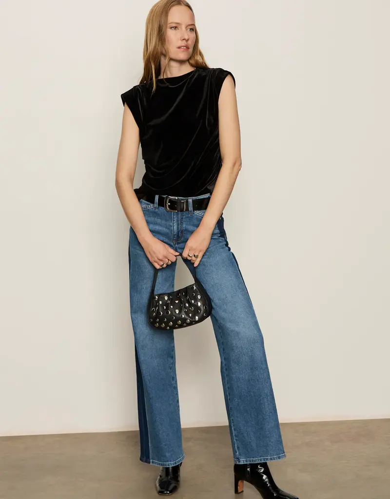 Sanctuary Pleated Sleeveless Top