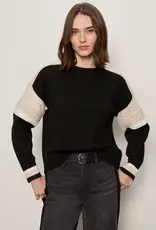 Sanctuary Sporty Stripe Crewneck