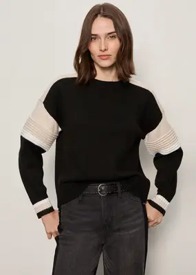 Sanctuary Sporty Stripe Crewneck