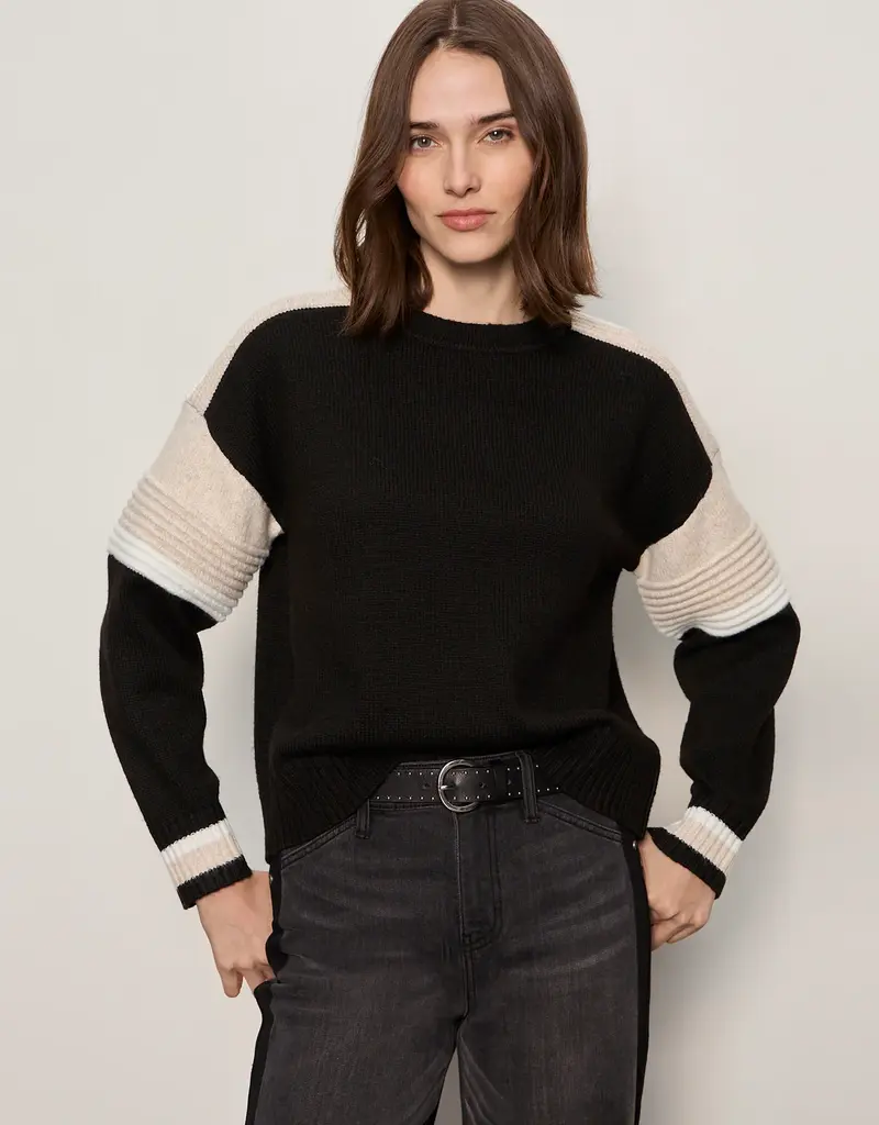 Sanctuary Sporty Stripe Crewneck