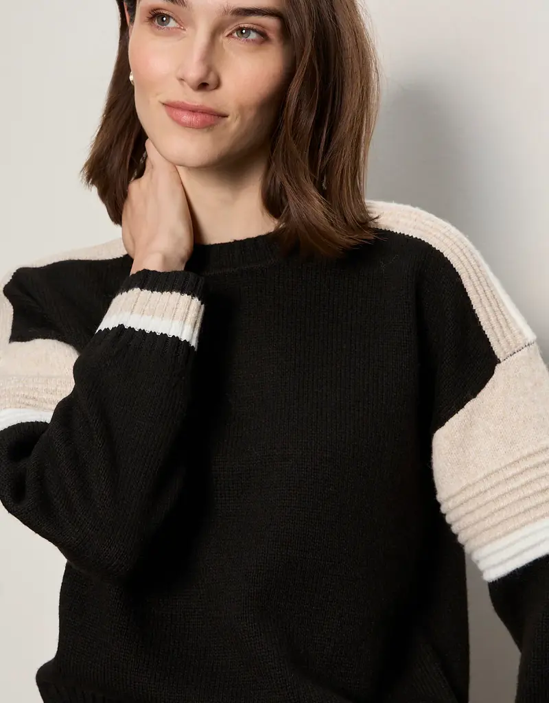 Sanctuary Sporty Stripe Crewneck