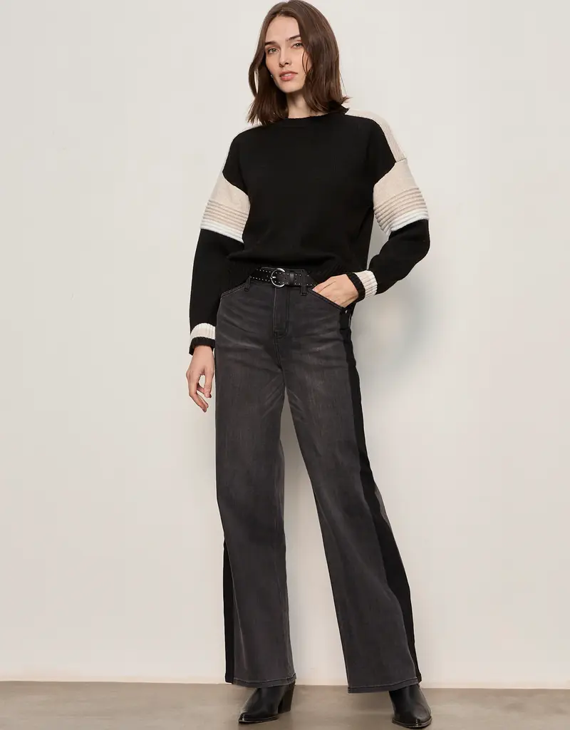 Sanctuary Sporty Stripe Crewneck