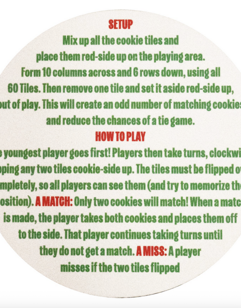 Christmas Cookies For Santa Memory Game