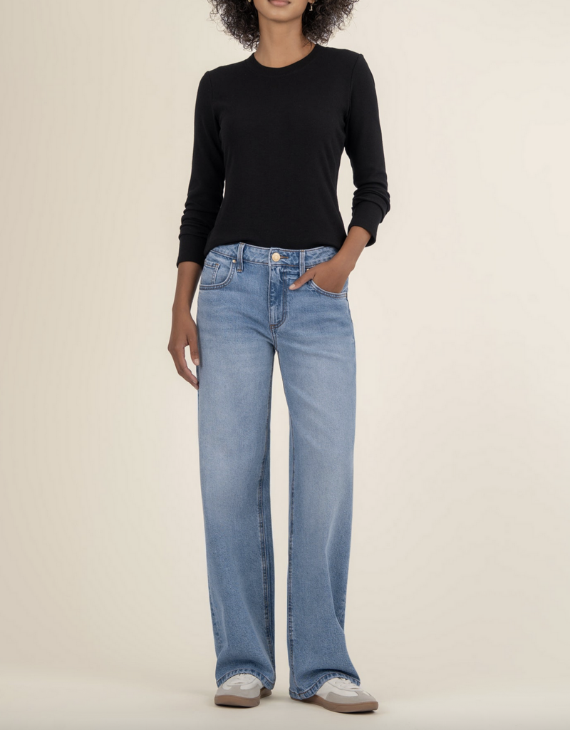 Kut from the Kloth Noelie-Scoop Neck Long Sleeve