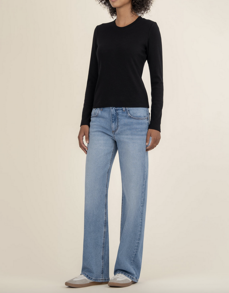 Kut from the Kloth Noelie-Scoop Neck Long Sleeve