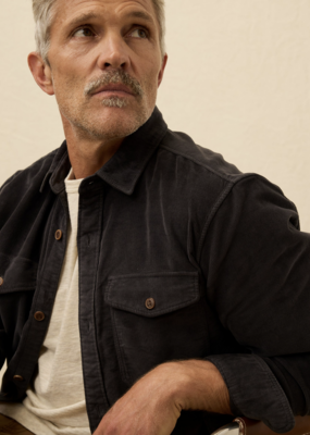 Faherty Stretch Terry Corduroy Workshirt