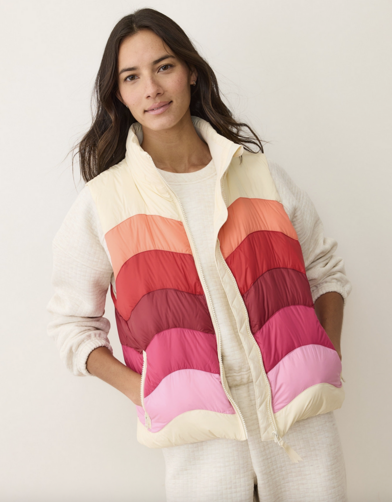 Marine Layer Sunset Puffer Vest