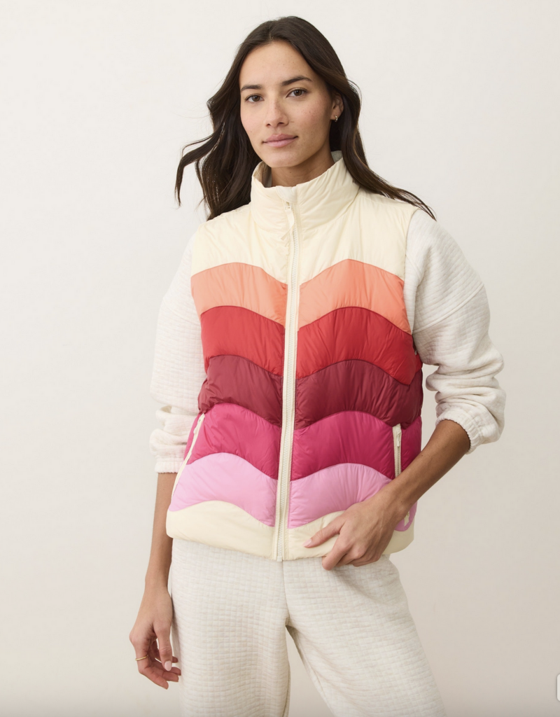 Marine Layer Sunset Puffer Vest