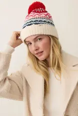 Marine Layer Fair Isle Pom Beanie Multi