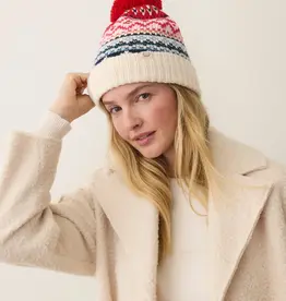 Marine Layer Fair Isle Pom Beanie Multi