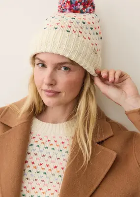 Marine Layer Rainbow Pom Beanie Multi
