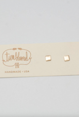 Square Studs - Gold Fill