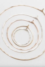 Classic Round Hoops Medium - Sterling Silver