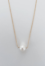 Single Pearl Necklace - Gold Filled