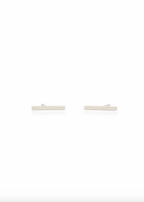 Kris Nations Bar Dash Stud Earrings Sterling Silver