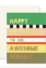 Ginger P. Designs Awesome Person Colorblock Birthday