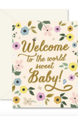 Ginger P. Designs Welcome Sweet baby