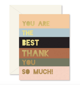 Ginger P. Designs Colorblock Thank You