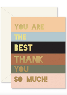 Ginger P. Designs Colorblock Thank You