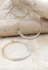 Pliers and String Helix Hoops 14K GF