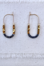 Pliers and String Mosaic Oblong 27mm 14K GF