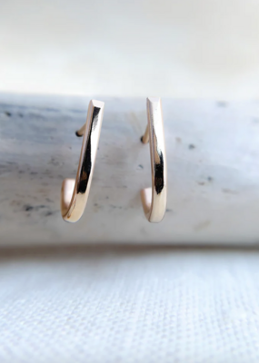 Pliers and String Stix Huggie Bars 14K GF