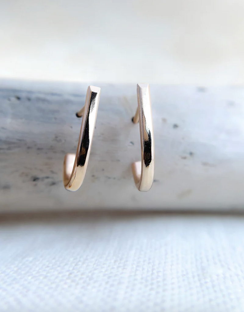 Pliers and String Stix Huggie Bars 14K GF