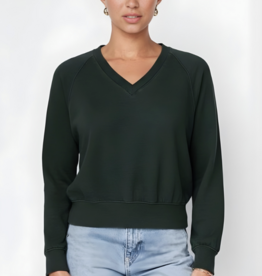 Stateside Softest Fleece Raglan V-Neck Pullover