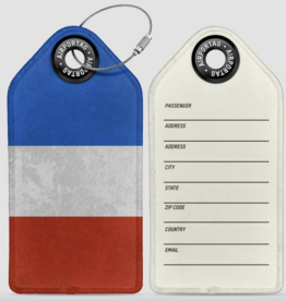 Airportag French Flag Luggage Tag