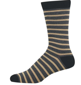 Sailor Stripe Charcoal/Gold