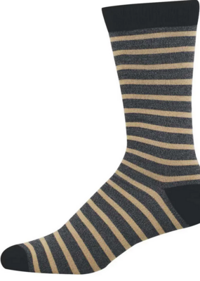 Sailor Stripe Charcoal/Gold