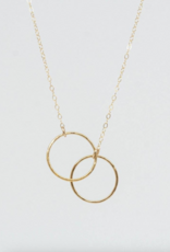 Dual Promise Necklace -14k Gold