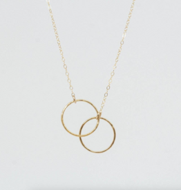 Dual Promise Necklace -14k Gold