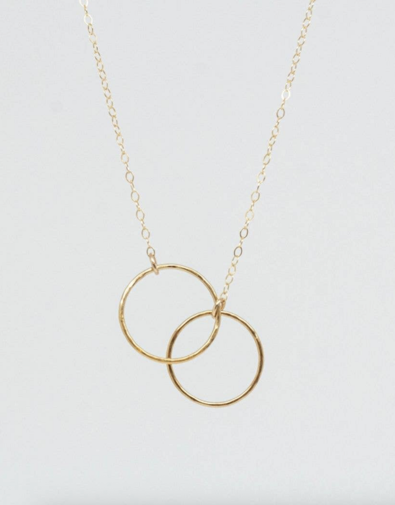 Dual Promise Necklace -14k Gold